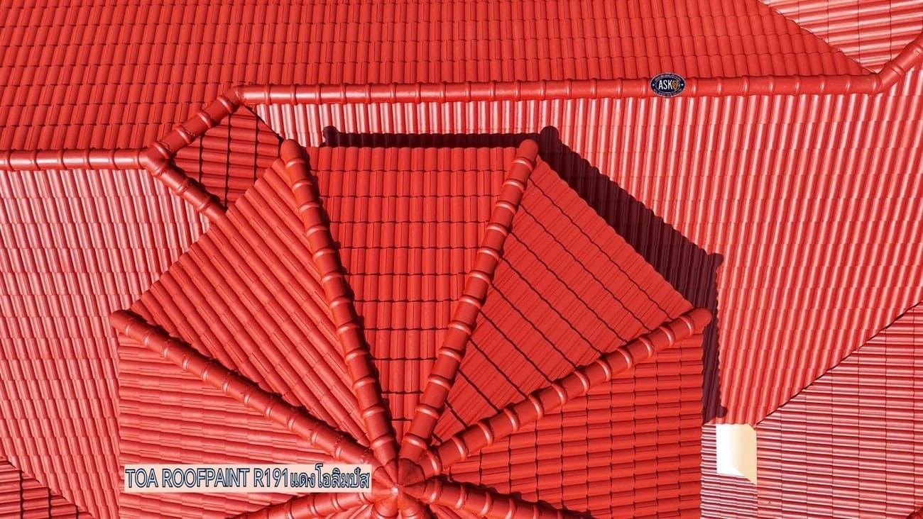 รีวิวพ่นสีหลังคา TOA Roof Paint R191 จอมทอง กรุงเทพ00008