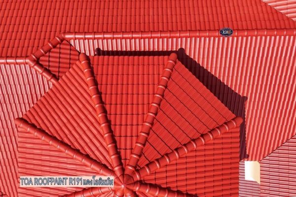 รีวิวพ่นสีหลังคา TOA Roof Paint R191 จอมทอง กรุงเทพ00008